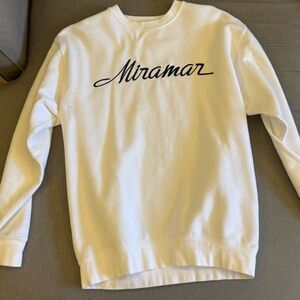White Rosewood Miramar Sweatshirt